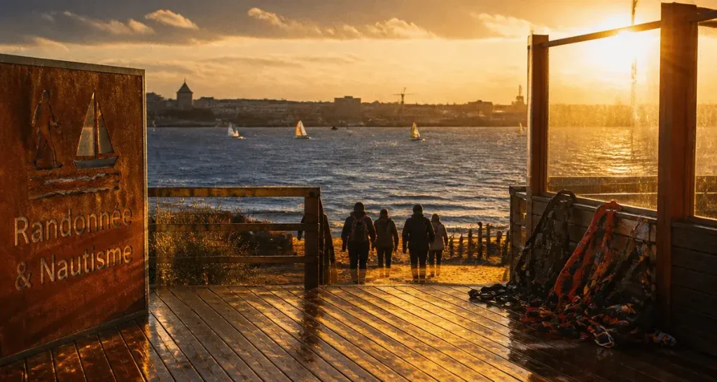 Activité Brest : balade rade de Brest et char à voile au Moulin Blanc