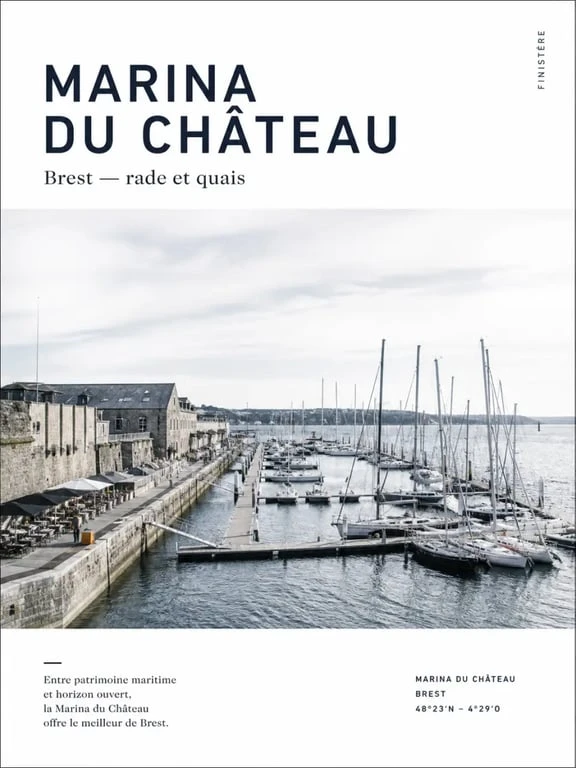 Restaurants port de Brest autour de la Marina du Château, avec terrasses sur les quais et vue sur la rade