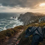 Île de crozon, vue GR34 et falaises vers Pen-Hir