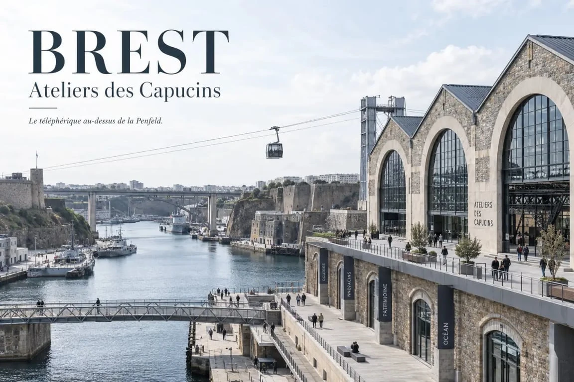 Visiter Brest aux Ateliers des Capucins et au téléphérique