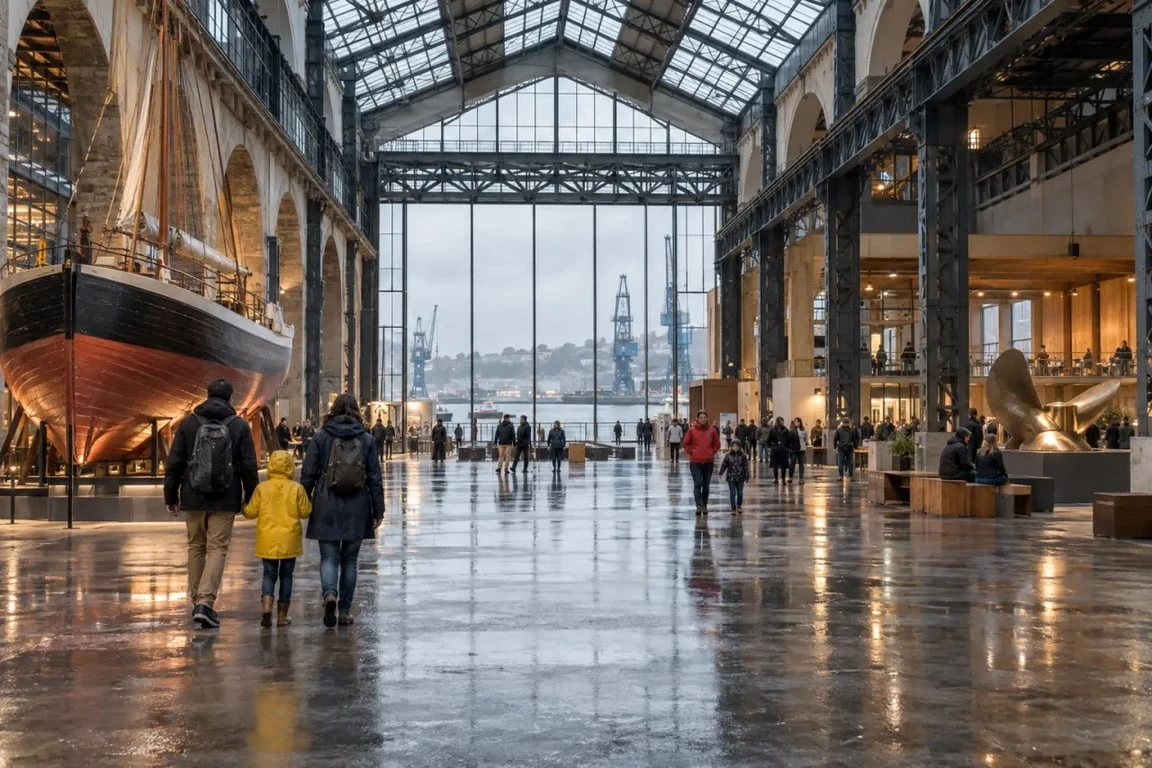 Que visiter à Brest quand il pleut : les Ateliers des Capucins au sec