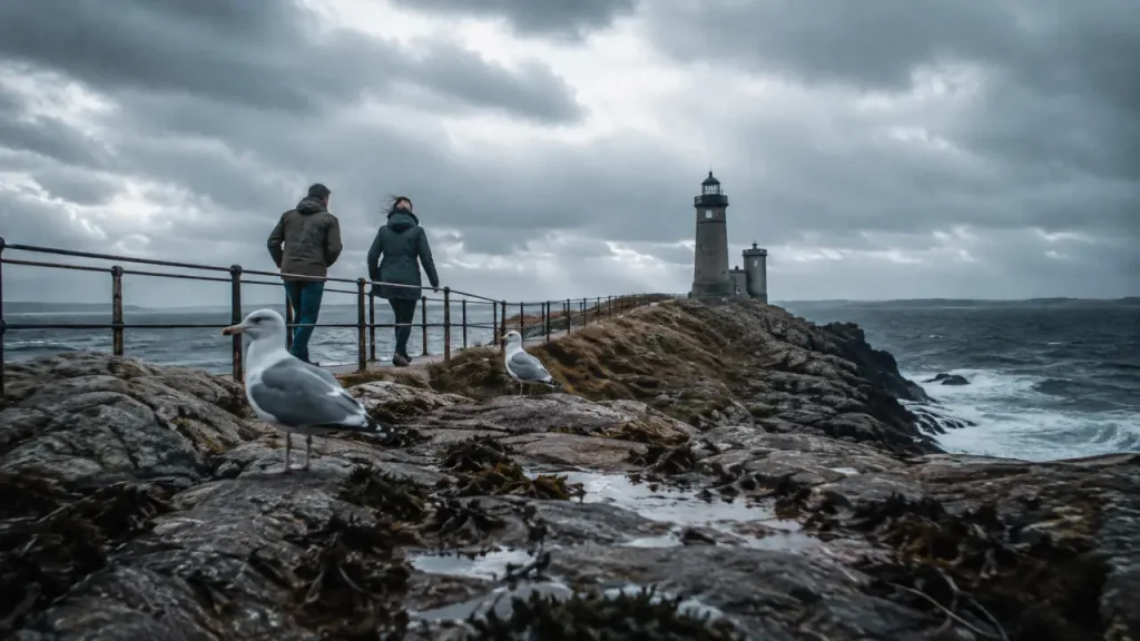 Phare du Petit Minou, lieux à visiter à proximité de Brest, vue sur la rade de Brest