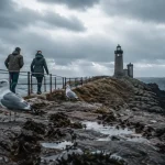 Phare du Petit Minou, lieux à visiter à proximité de Brest, vue sur la rade de Brest
