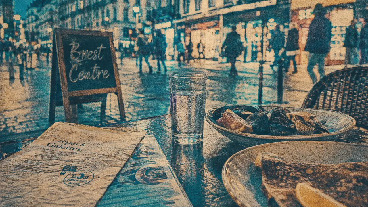 Restaurants Brest centre : crêperie, fruits de mer en terrasse