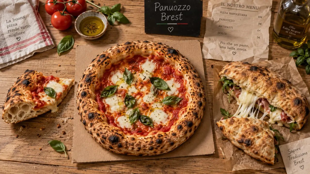 Restaurants italiens Brest : pizza napolitaine et panuozzo