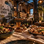 restaurants les capucins brest : La Fabrik 1801, intérieur industriel aux Capucins