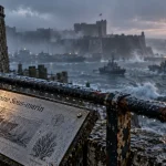 Sous marin Brest à visiter depuis le Château : rade et base navale