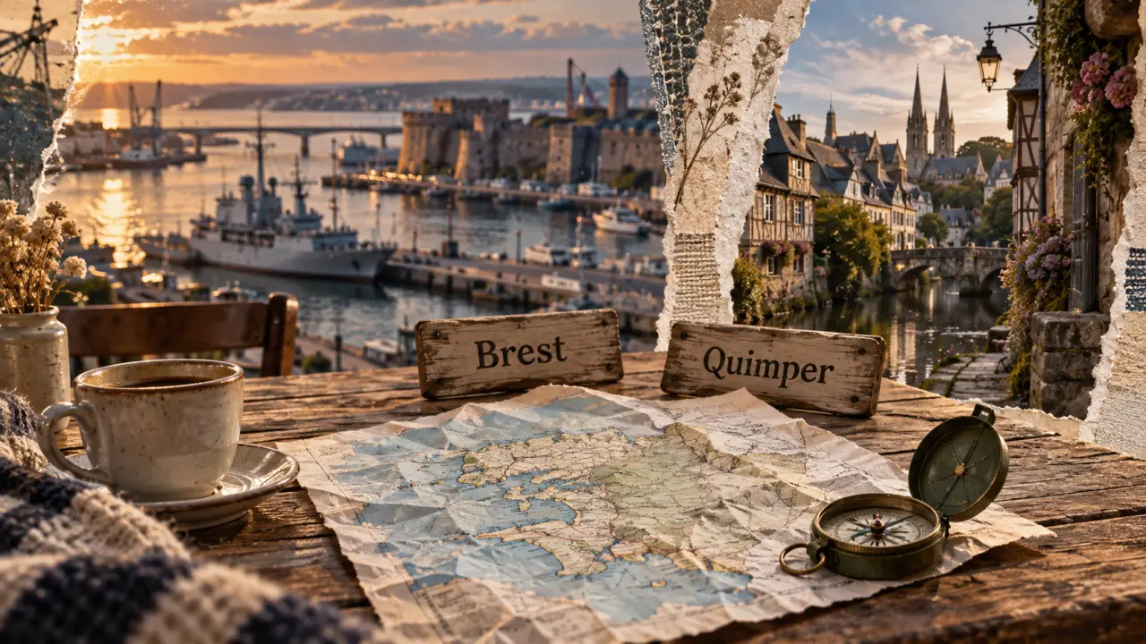 Carte Finistère pour visiter Brest ou Quimper